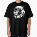 Chimpanzee Monkey Astronaut Space Vintage by trajeado14