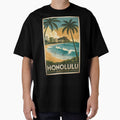 Honolulu Vintage Travel Poster by TravelerRat