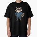Raccoon in Blue Flannel – Everyday Cute Animal Design by Confuzz1ed