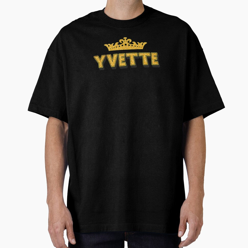 Yvette Personalized Funny Custom Name Crown Design by Watsonarts