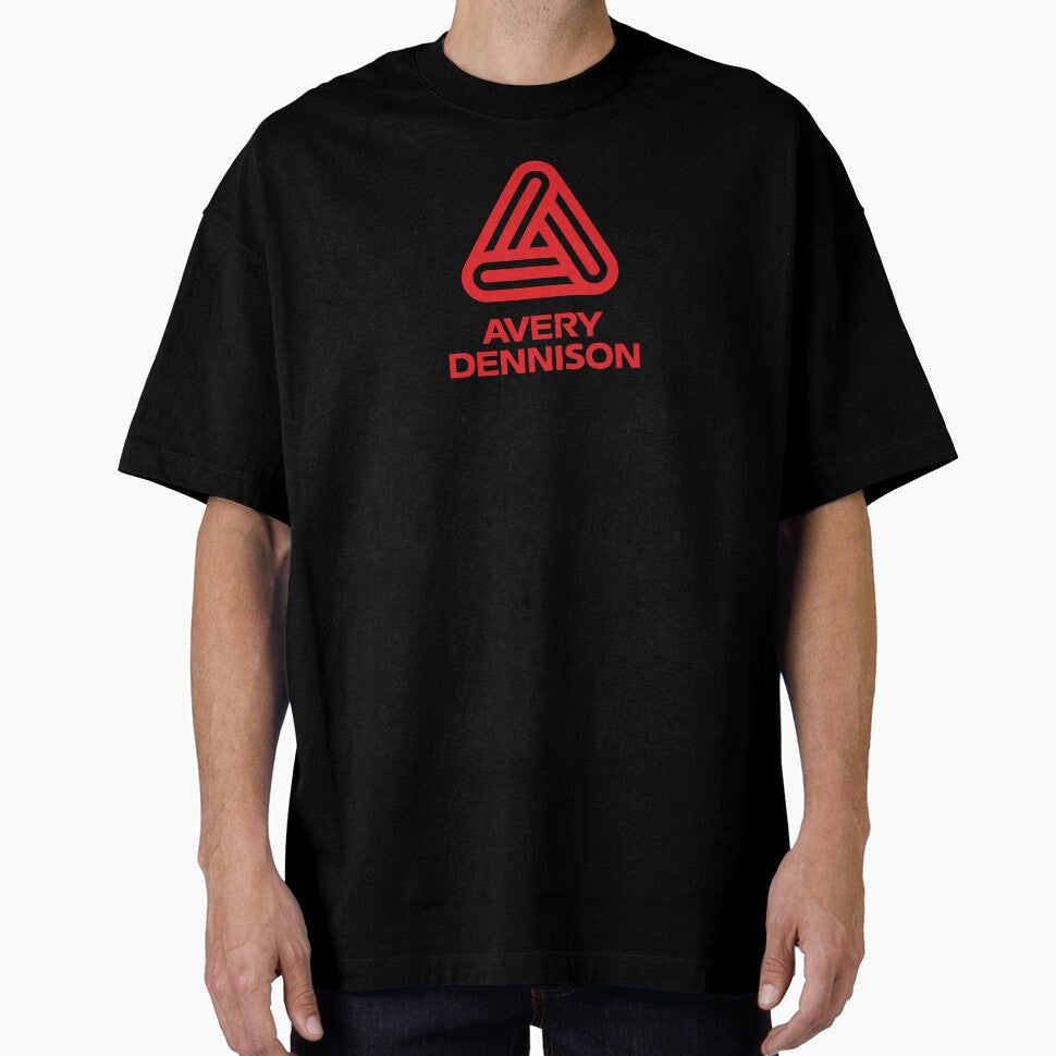 Avery Dennison Corporate Logo Red Triangle Icon and Typography by johayatervima