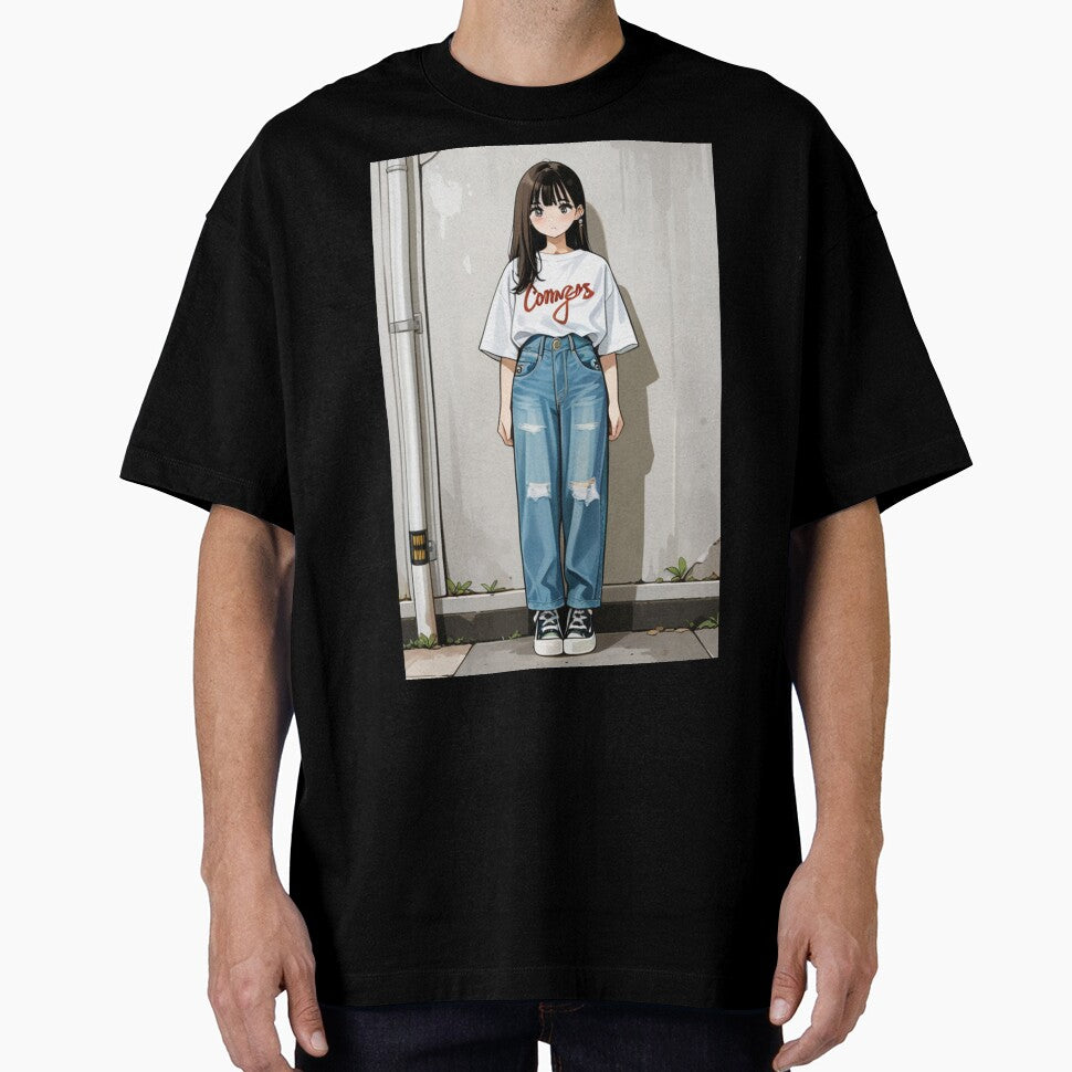 Casual Wear - Woman in vintage casual outfit by AnimeShin