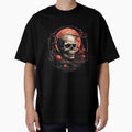 Skull In Red Moon by Deadv
