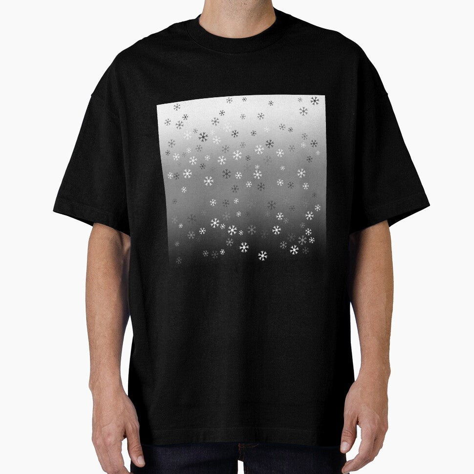 Black Ombre Snowflakes by SparkyMae