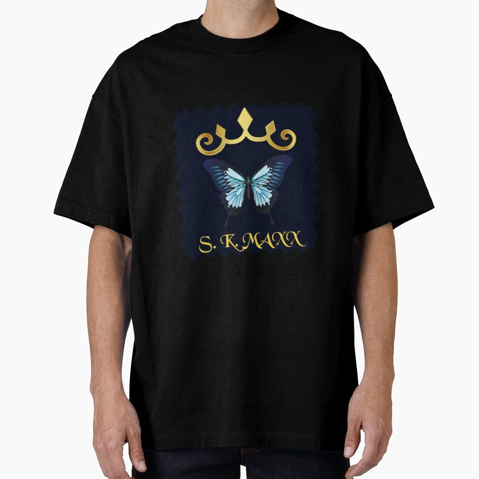 Golden crown butterfly branded logo by SKMAXX