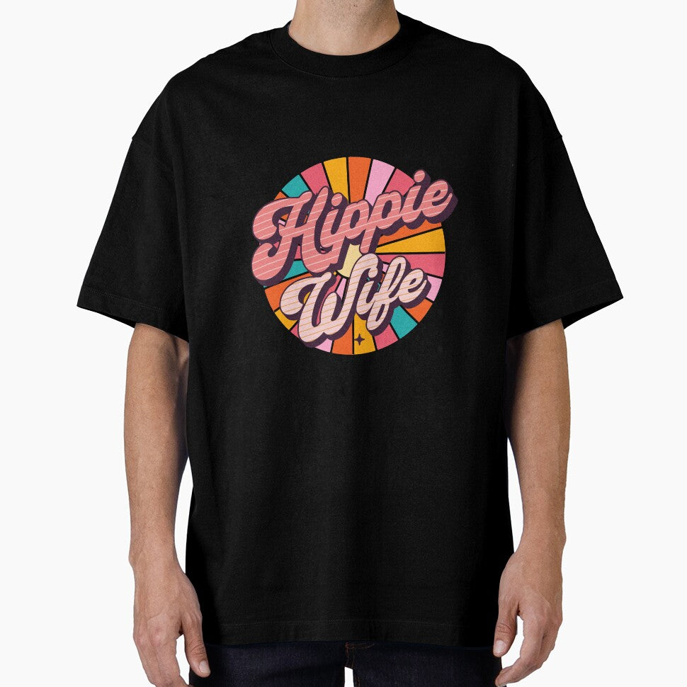 Hippie Wife - I Love My Wife - Christmas Gift Idea For Wife by AlanPhotoArt