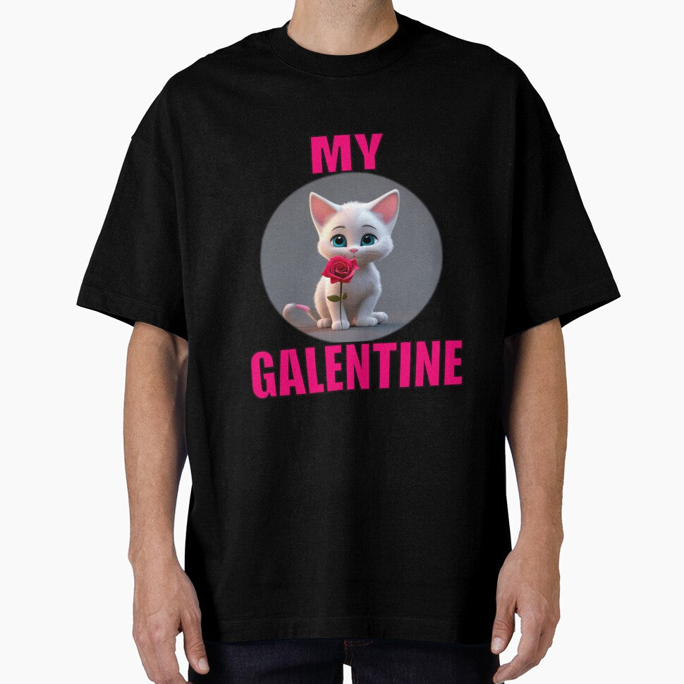 Super Cute kitten on Galentines day and Galentines party, gift idea for Galentines day by sailorsam1805