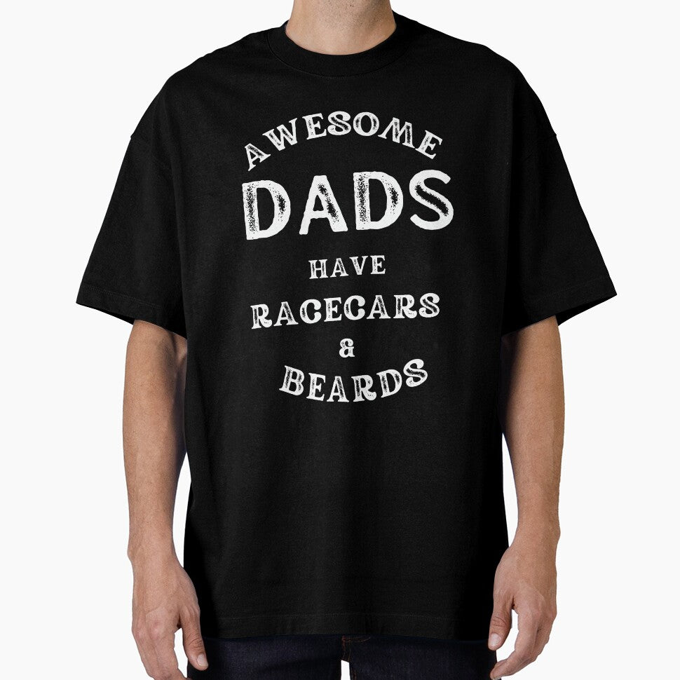 Awesome Dad, Racecars & Beards Father's Day by Sweet-A-Dsignz