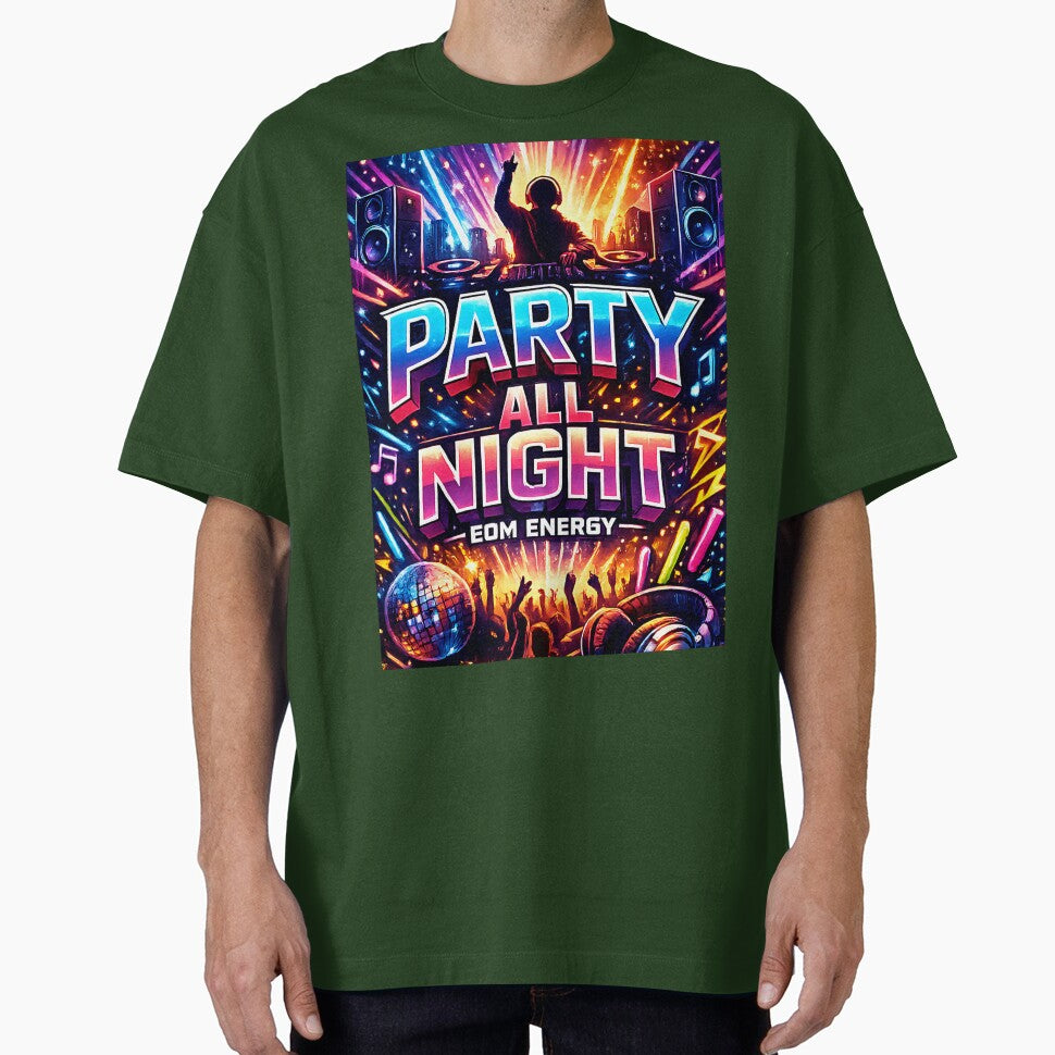 Party All Night EDM Rave Energy by  ZenRave Designs