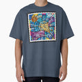 violet night 7.1 stained glass colorful geometric abstract design by SmashingDeals