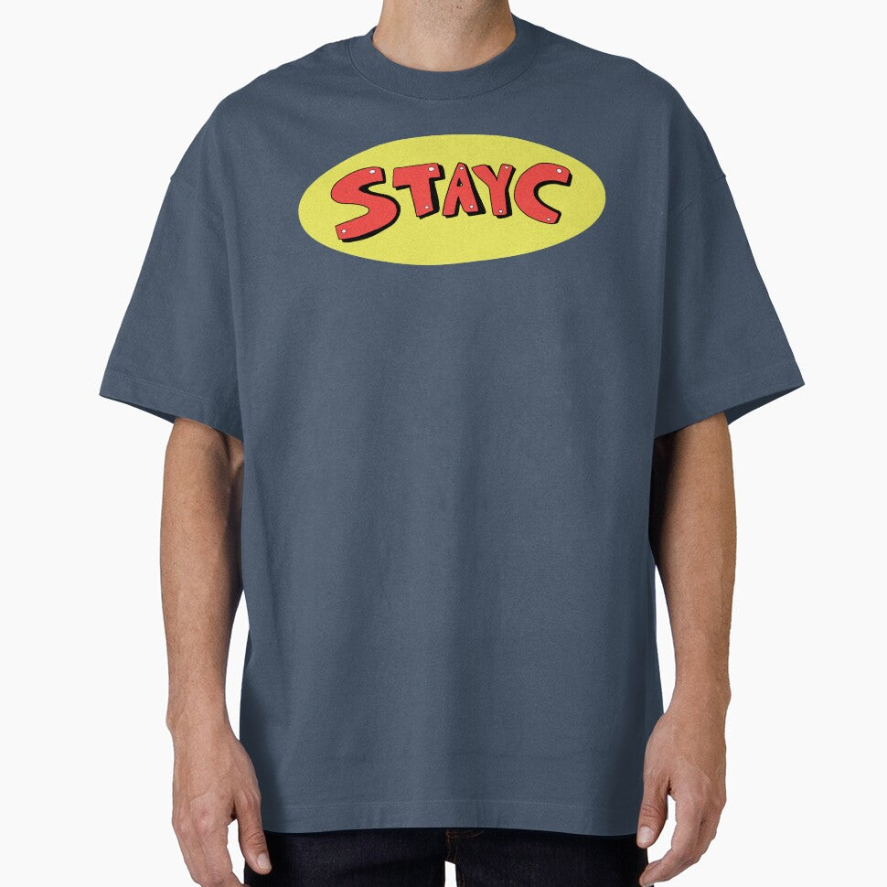 STAYC STAYDOM Logo Yellow Background by babyfriedrice