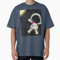 Cute Chibi Astronaut Floating in Space Cute Cosmic Illustration by ranivibes008