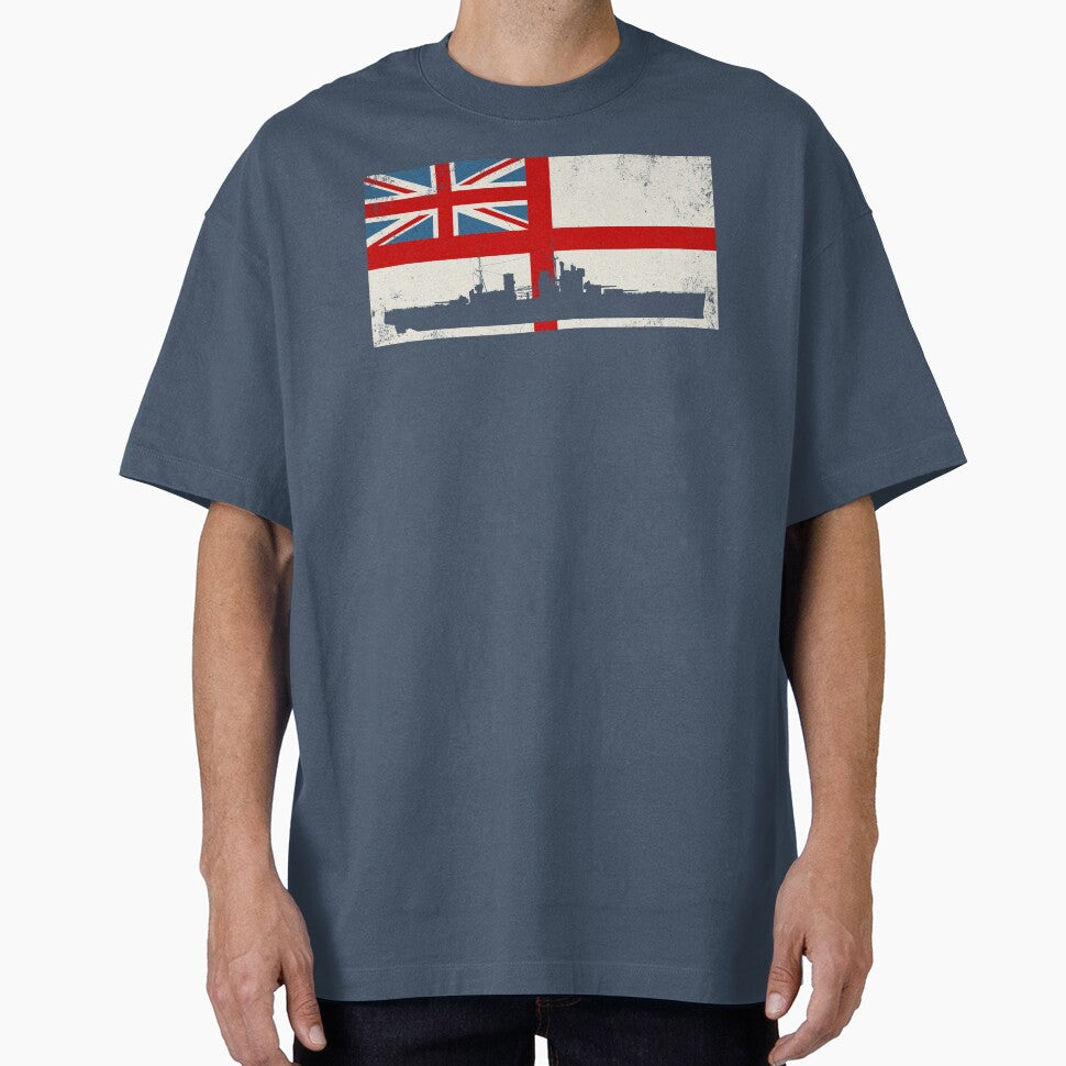 HMS Prince of Wales British Navy flag by NicGrayGraphic