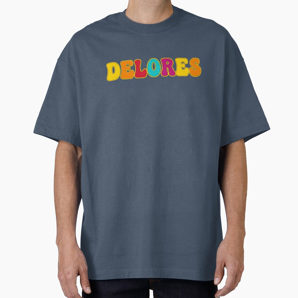 ❤️ Delores Personalized Name Wavy Retro Shirt, Coffee Mug, Sticker Gift by HelixPedia