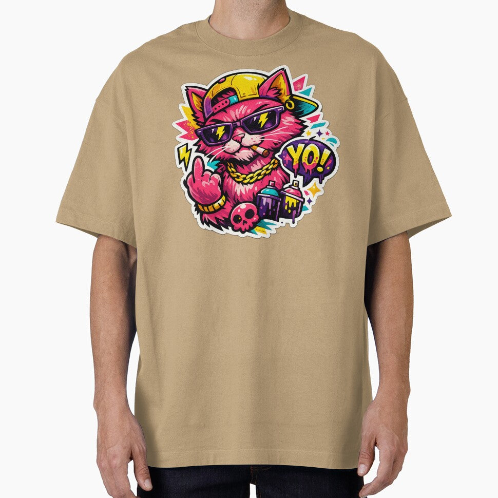 Cool funky cat design by Mohitt09