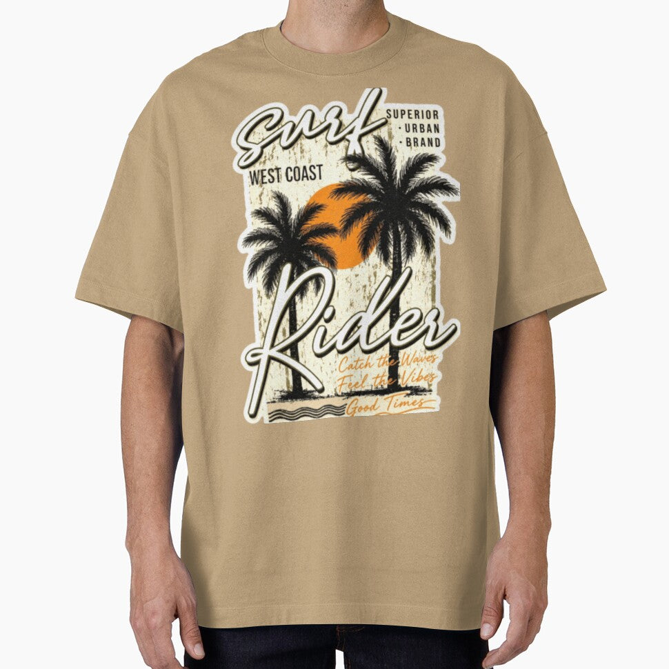 Retro Sunset Palm Tree T-Shirt Design | Vintage Beach Vibes Graphic Tee by DaisyInStudio44