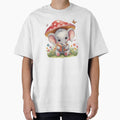A Cute Baby Elephant - Reading Pastel Colors, Sticker by DigitfanStudio