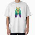 Colorful cicada insect illustration by LeatherLilacs