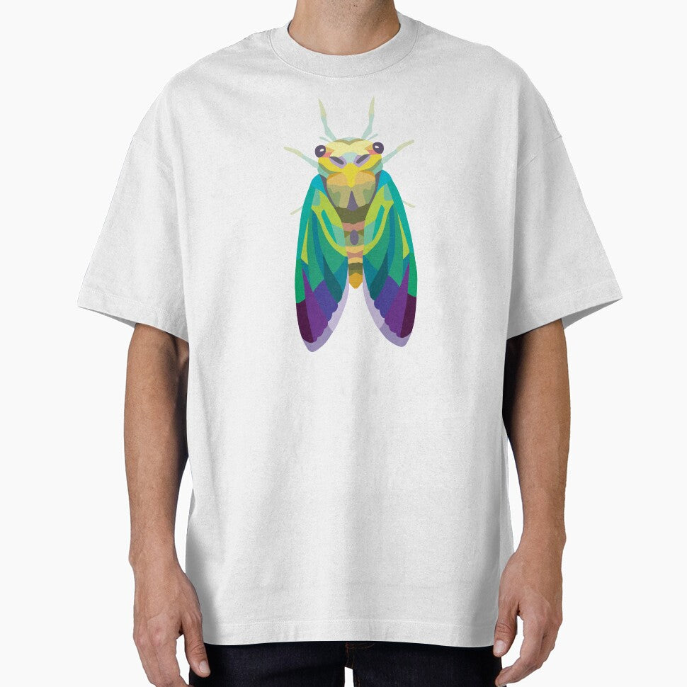 Colorful cicada insect illustration by LeatherLilacs