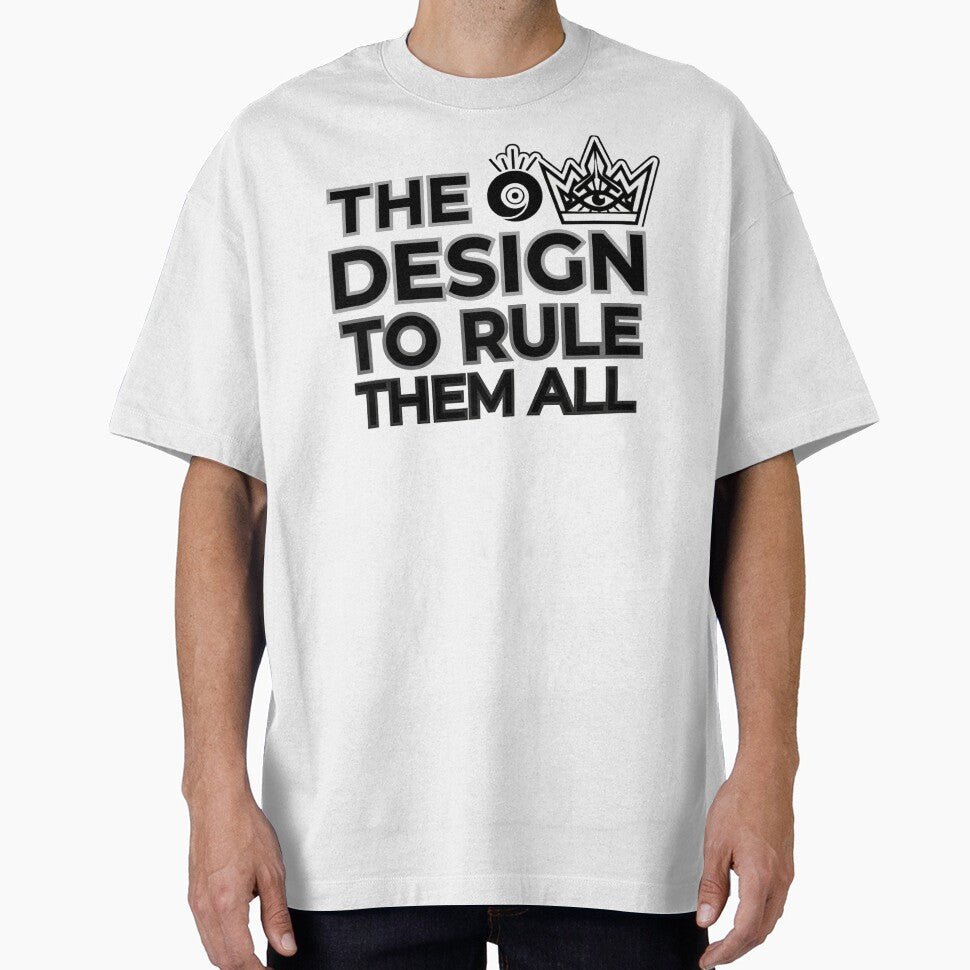 Minimalist "The One Design to Rule Them All" Vector Typography Graphic by Pixel And Palette Designs