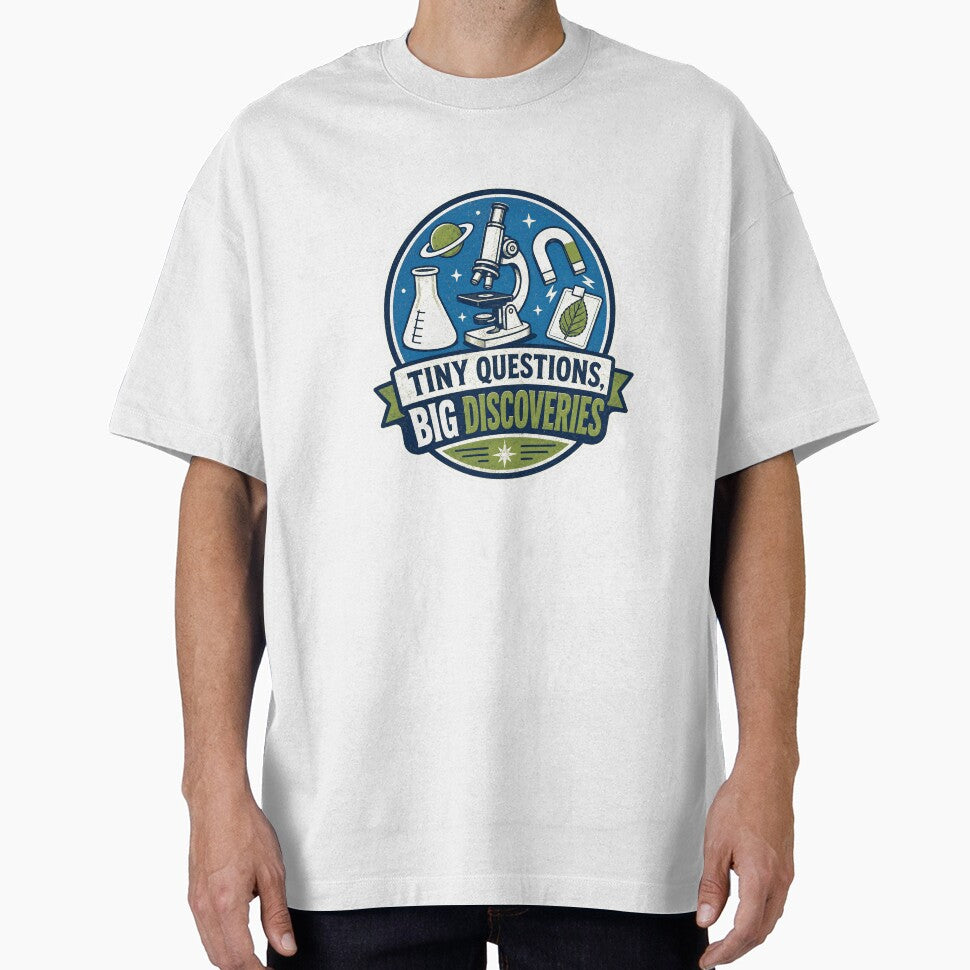 Tiny Questions Big Discoveries – Science Explorer Badge by suechtmpoa
