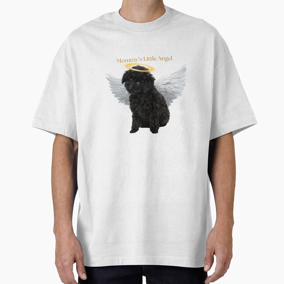 Mommy's Little Angel Cute Poodle Gift Dog Mom by chaos-and-curls