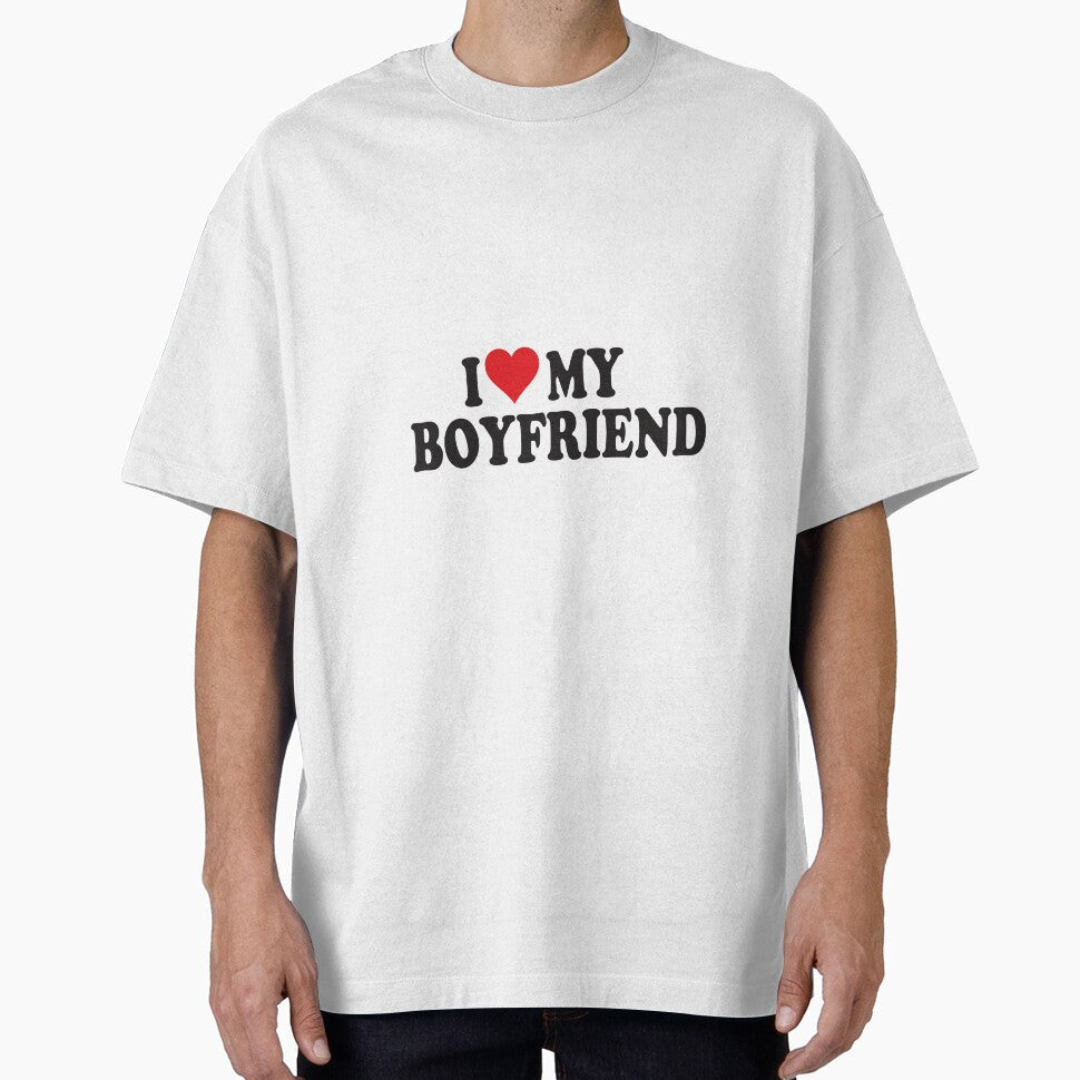 I Love My Boyfriend Romantic Heart Love Quote by Moriarty's Digital Visions
