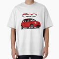 Fiat 500 Red And White by something-2020