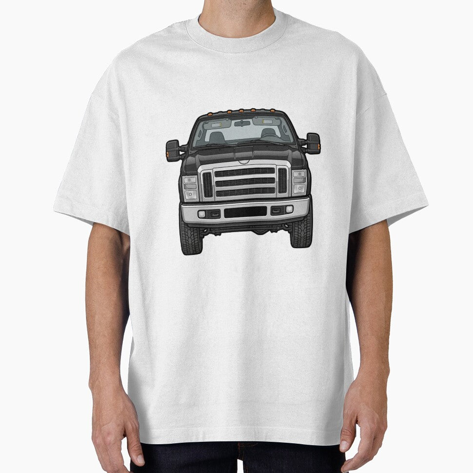 Black Heavy Duty American Pickup Truck Illustration by Late Theory
