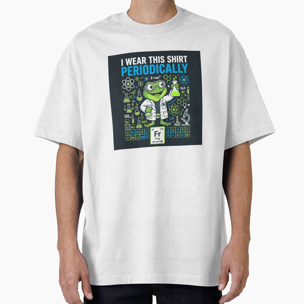 I Wear This Shirt Periodically Funny Chemistry Frog Shirt | Nerdy Science Teacher Tee by DmaarGroup