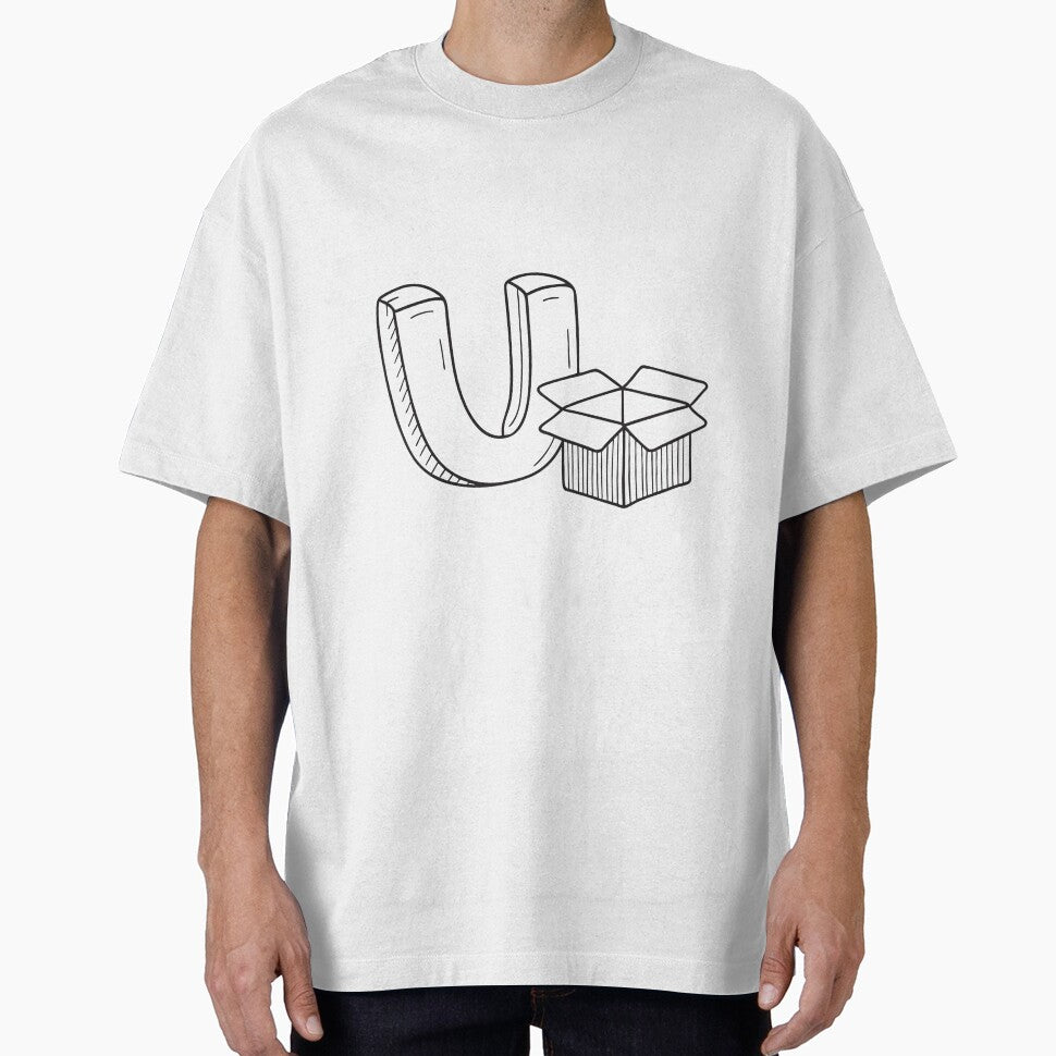 Letter U Beside Unboxing Package by rasagamastore