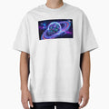 Neon Cosmic Planet with Glowing Rings | Futuristic Sci-Fi Galaxy Space Art by Faisal  Shah