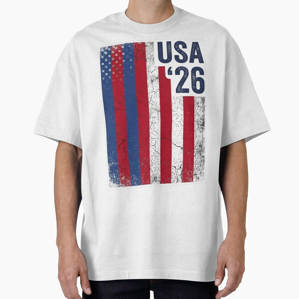 USA 2026 Soccer Vintage Flag Football Fan by _ZENTAY_