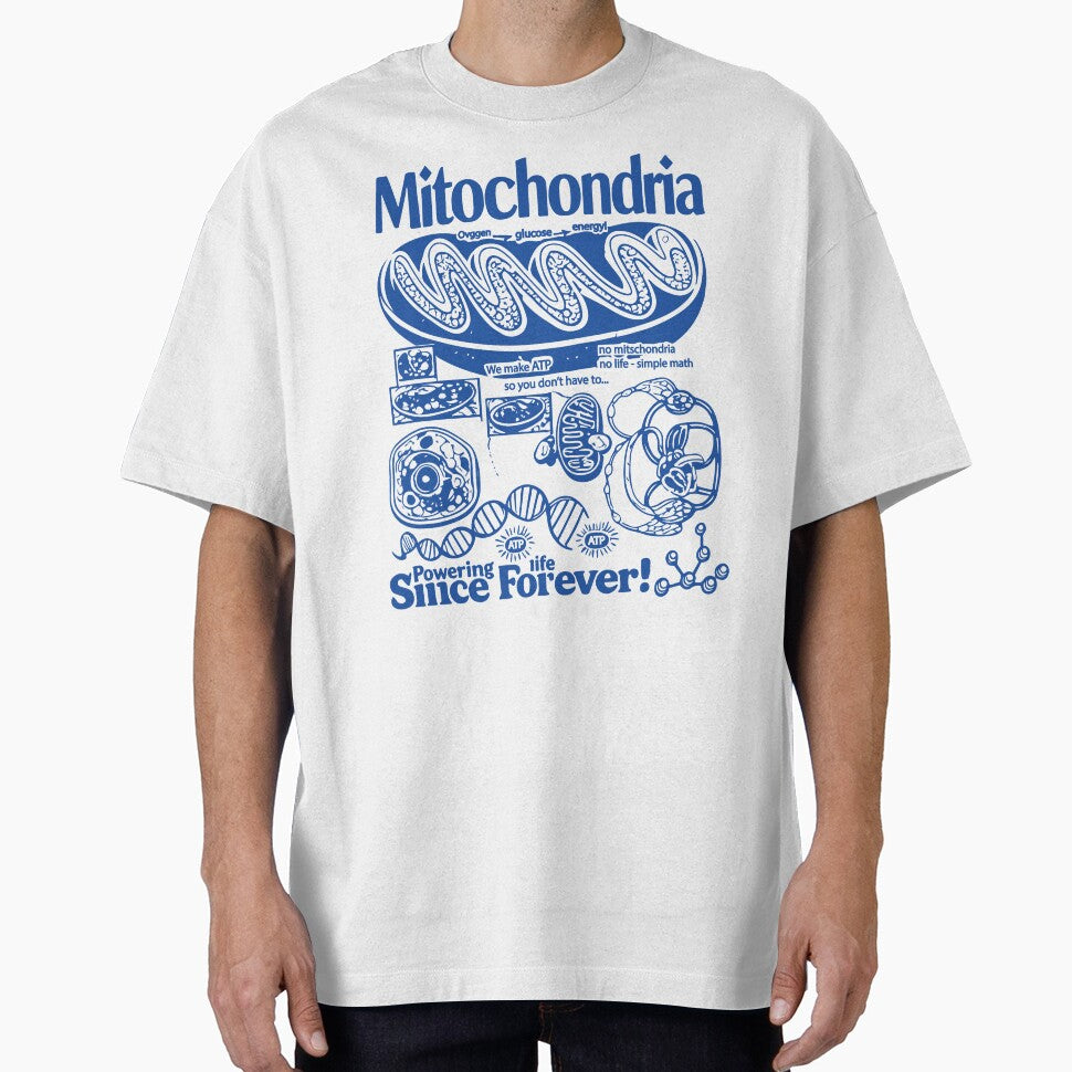 Mitochondria: Powering Life Since Forever Retro Science by BrownHorse90s