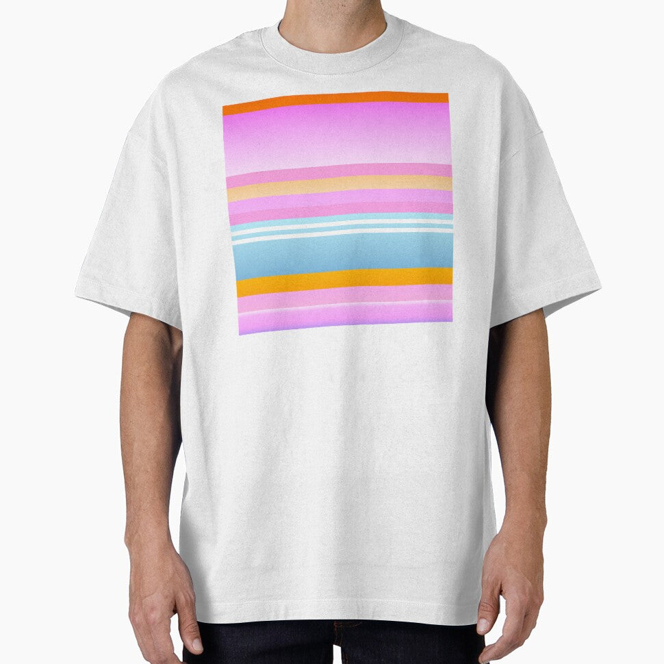 Pink colorful creative line pattern | Pink colorful horizontal lines by lausn