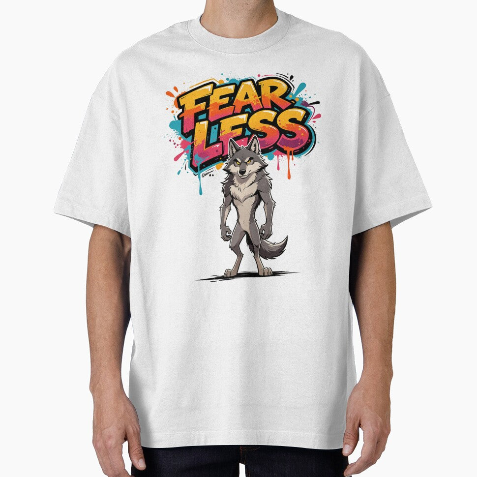 Fearless Wolf Bold Statement by LINSSEX Style • Urban & Sport Streetwear