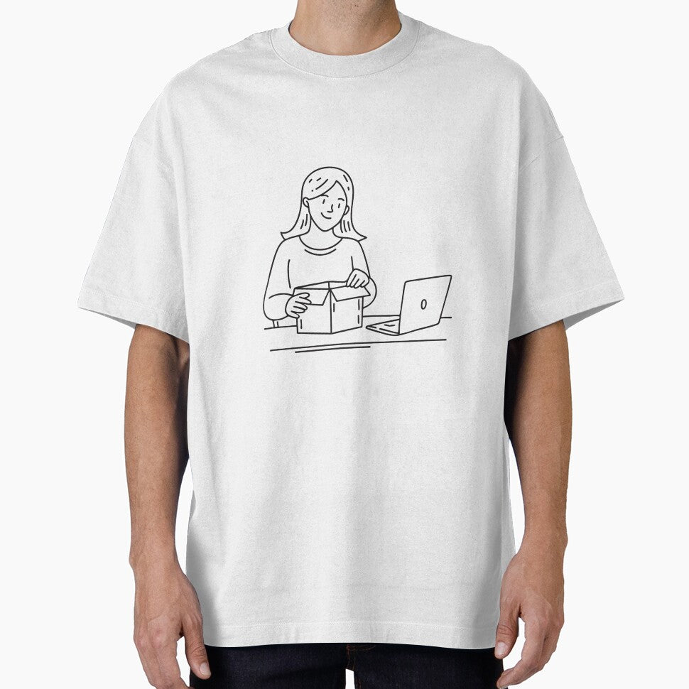 Person Unpacking Box Beside Laptop by rasagamastore
