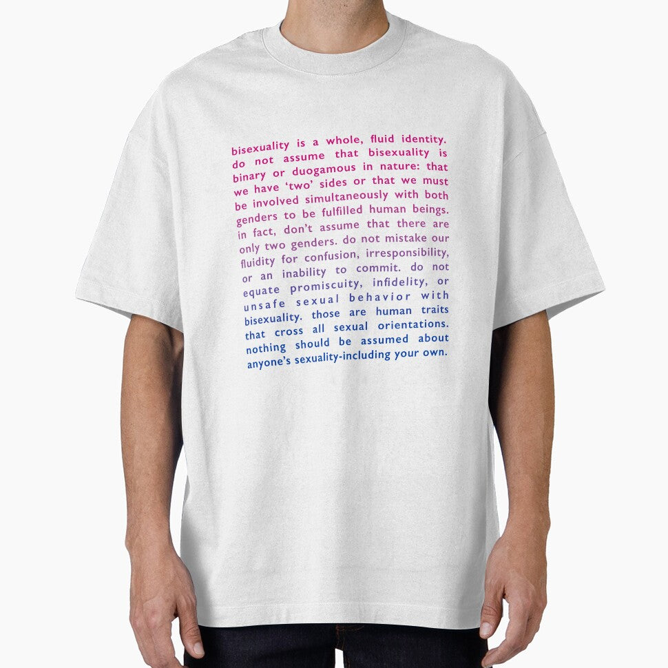 Bisexual manifesto with no background and bi letters by verfeling