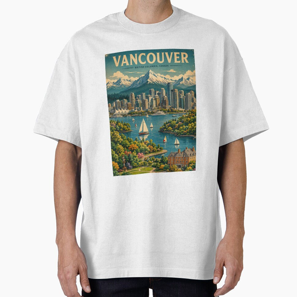 Vintage Travel Vancouver Poster by RyanEmanuele