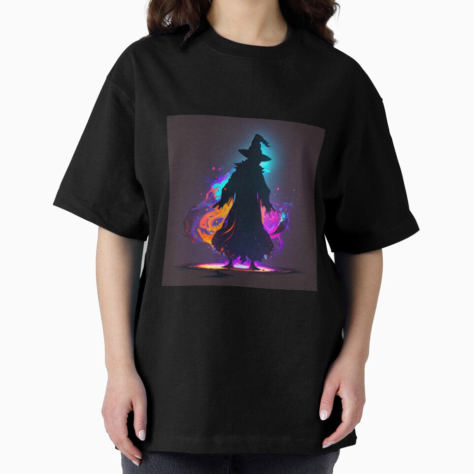 Floating Spirit Wizard Magic Silhouette by djozefo
