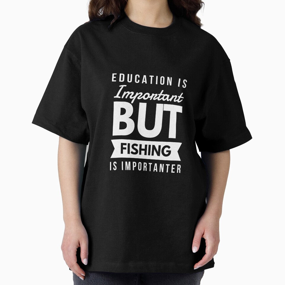 Education Is Important But Fishing Is Importanter by Letters-Art