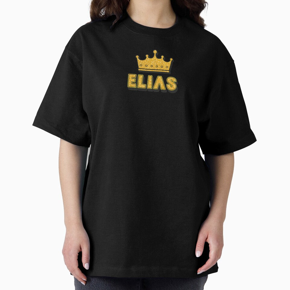 Elias Personalized Name With Crown - Cool & Funny Custom Gift for Men and Boys by Oussinc