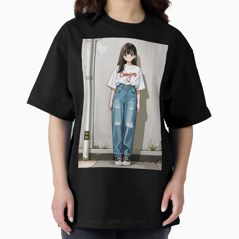 Casual Wear - Woman in vintage casual outfit by AnimeShin