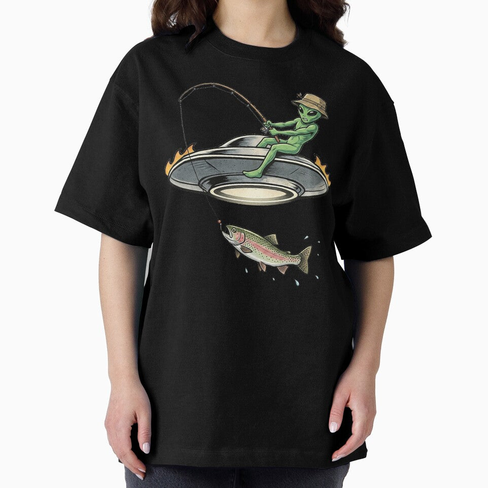 Science Fiction, Funny Fishing Science Fiction by erkinmaddison
