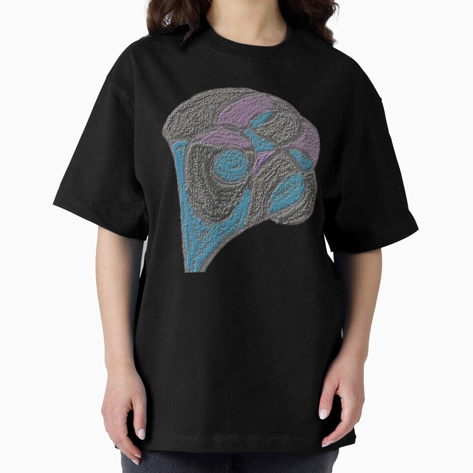 Abstract Snow Cone dark colorful geometric abstract design by SmashingDeals