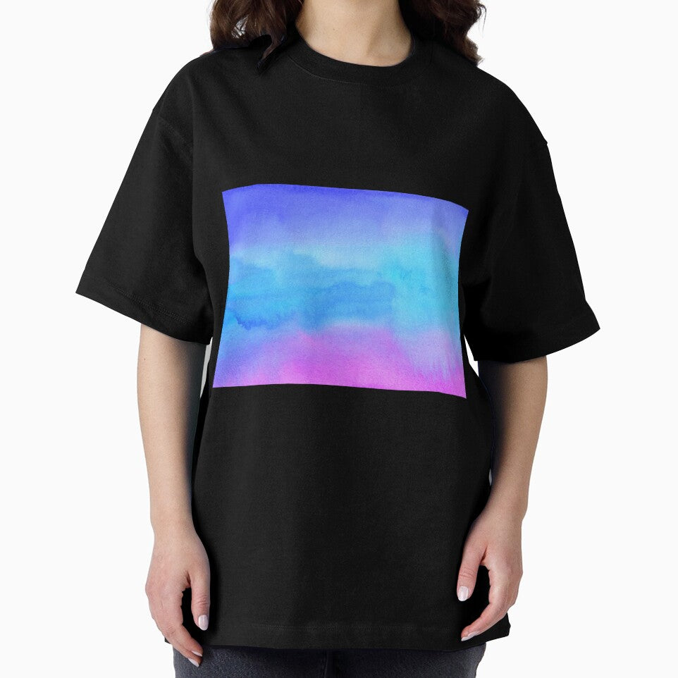 Purple Blue Gradient Watercolor by newburyboutique