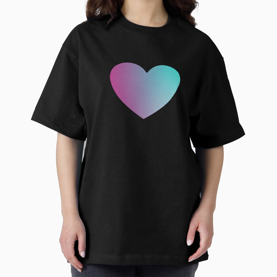 Fluorescent heart - Purple and blue by Inspirationmotivation