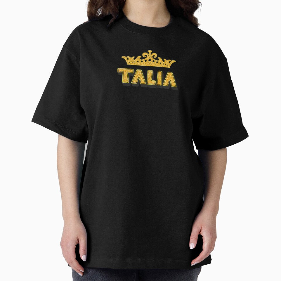 Talia Personalized Funny Custom Name Crown Design by Watsonarts