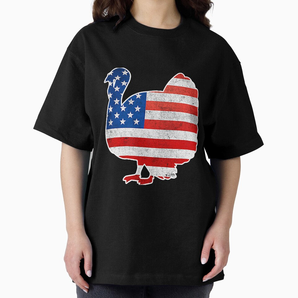 Vintage American Turkey Usa Flag by NeverLoseSF