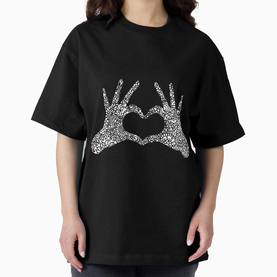 Love Hands Zentangle by DesignPMG